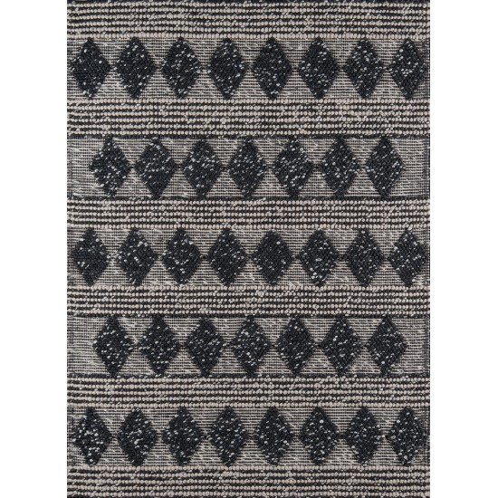 Rug, Momeni, Andes, AND-1, Charcoal, 2'3" X 8' Runner, 40904