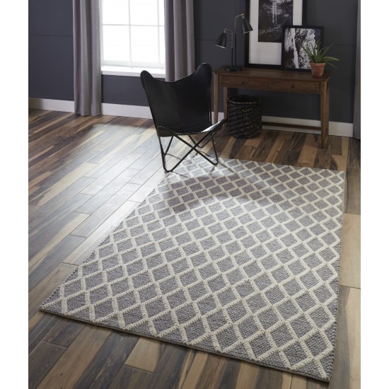 Rug, Momeni, Andes, AND-7, Grey, 6' X 9', 40854