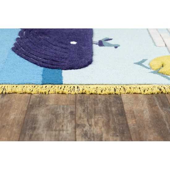 Rug, Novogratz, Atticus, ATC-2, Blue, 5' X 7', 46078