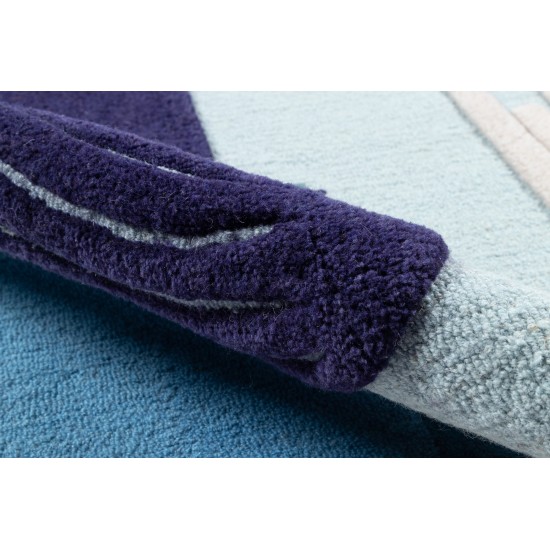 Rug, Novogratz, Atticus, ATC-2, Blue, 5' X 7', 46078