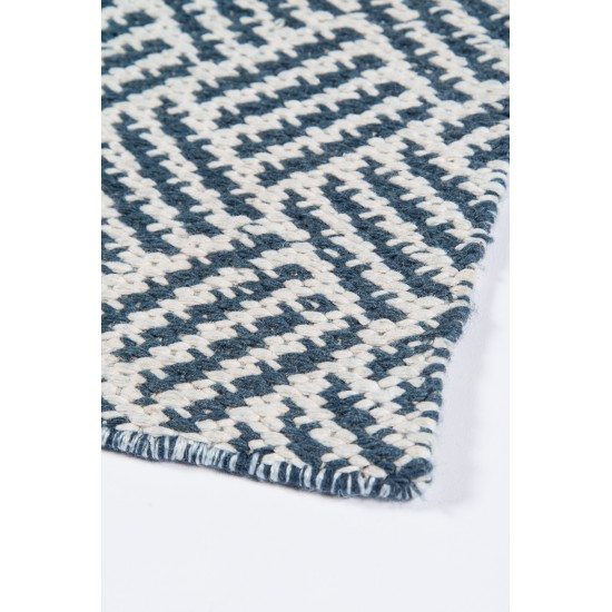 Rug, Madcap Cottage, Baileys Beach, BAI-2, Navy, 2'3" X 8' Runner, 44441