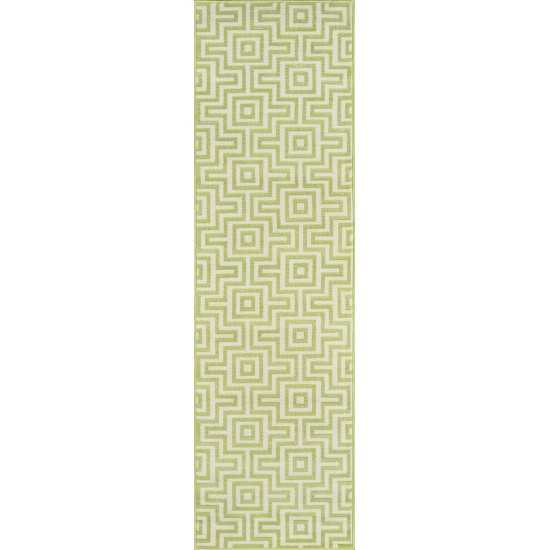 Rug, Momeni, Baja, BAJ10, Green, 1'8" X 3'7", 24159