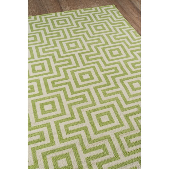 Rug, Momeni, Baja, BAJ10, Green, 2'3" X 7'6" Runner, 24180