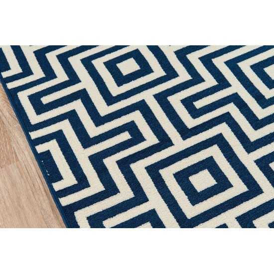 Rug, Momeni, Baja, BAJ10, Navy, 1'8" X 3'7", 24158