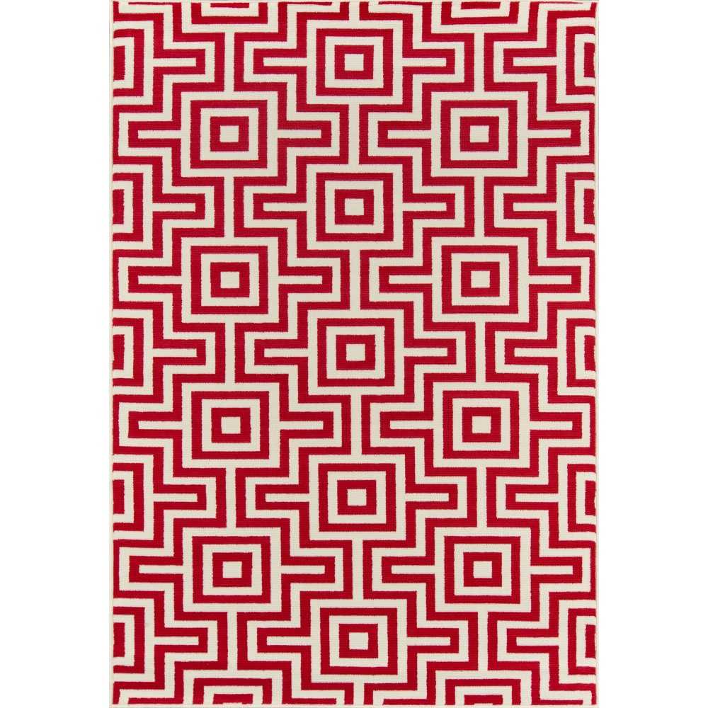 Rug, Momeni, Baja, BAJ10, Red, 1'8" X 3'7", 30440