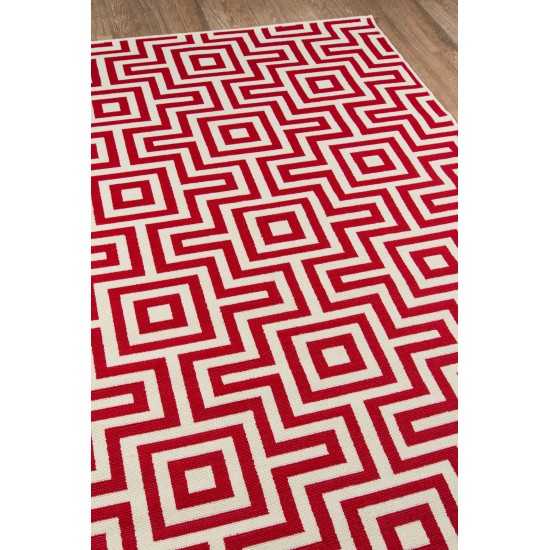 Rug, Momeni, Baja, BAJ10, Red, 2'3" X 4'6", 30459