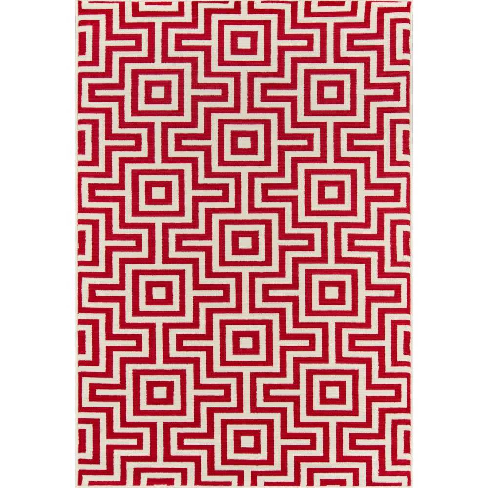 Rug, Momeni, Baja, BAJ10, Red, 2'3" X 7'6" Runner, 30478