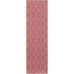 Rug, Momeni, Baja, BAJ10, Red, 2'3" X 7'6" Runner, 30478