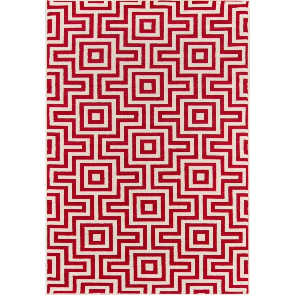 Rug, Momeni, Baja, BAJ10, Red, 3'11" X 5'7", 30497