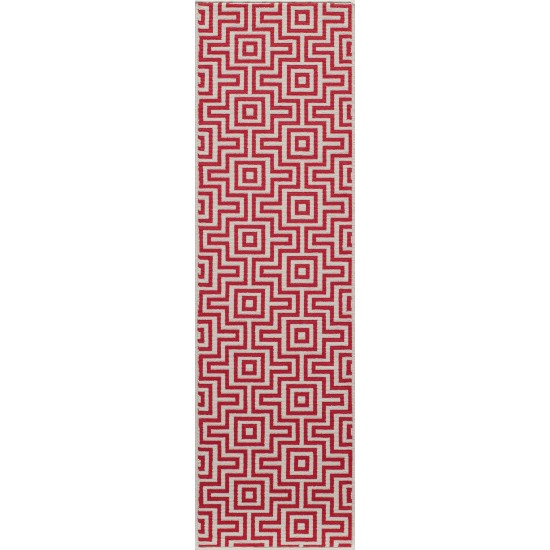 Rug, Momeni, Baja, BAJ10, Red, 6'7" X 9'6", 30534