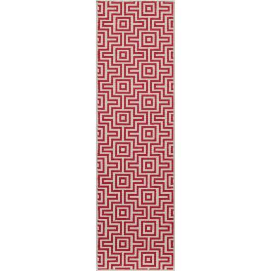 Rug, Momeni, Baja, BAJ10, Red, 7'10" X 10'10", 30572