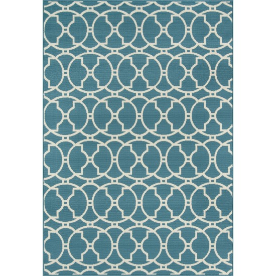 Rug, Momeni, Baja, BAJ11, Blue, 3'11" X 5'7", 24192