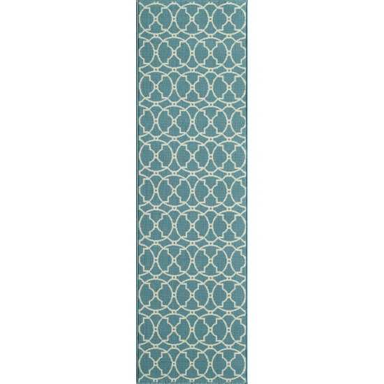 Rug, Momeni, Baja, BAJ11, Blue, 5'3" X 7'6", 24204