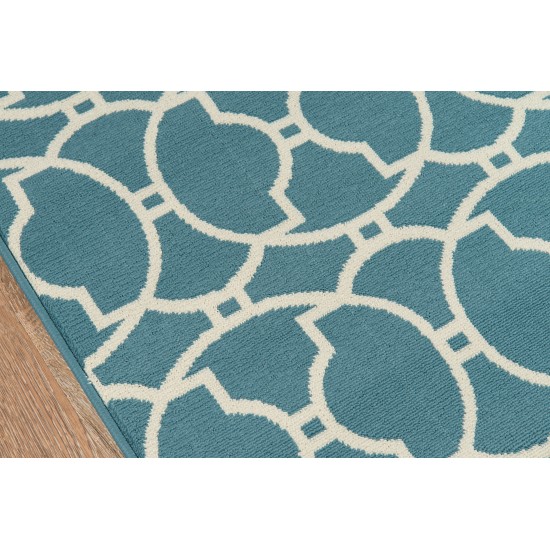 Rug, Momeni, Baja, BAJ11, Blue, 6'7" X 9'6", 24215