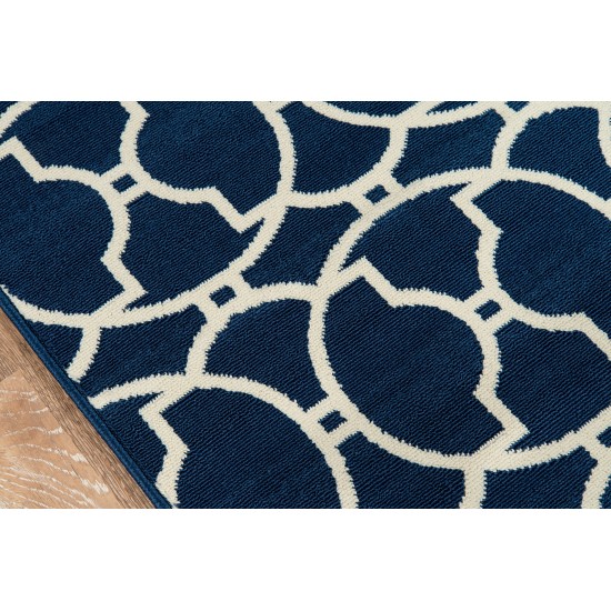 Rug, Momeni, Baja, BAJ11, Navy, 6'7" X 9'6", 24214