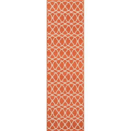 Rug, Momeni, Baja, BAJ11, Orange, 5'3" X 7'6", 24205