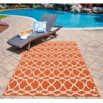 Rug, Momeni, Baja, BAJ11, Orange, 5'3" X 7'6", 24205
