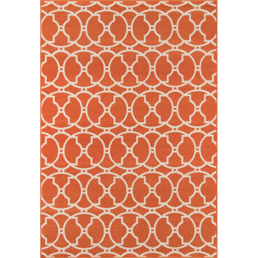 Rug, Momeni, Baja, BAJ11, Orange, 6'7" X 9'6", 24216