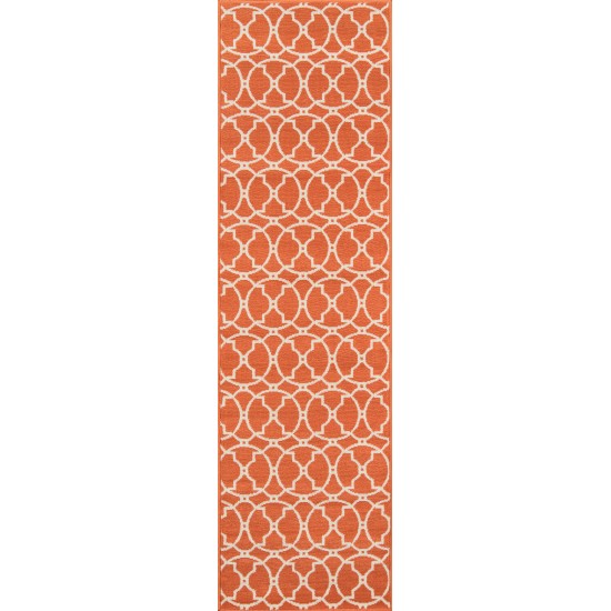 Rug, Momeni, Baja, BAJ11, Orange, 6'7" X 9'6", 24216