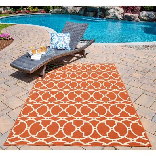 Rug, Momeni, Baja, BAJ11, Orange, 8'6" X 13', 24249