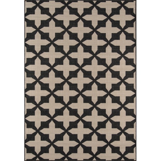 Rug, Momeni, Baja, BAJ12, Charcoal, 2'3" X 4'6", 26745