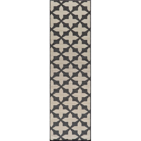 Rug, Momeni, Baja, BAJ12, Charcoal, 2'3" X 4'6", 26745