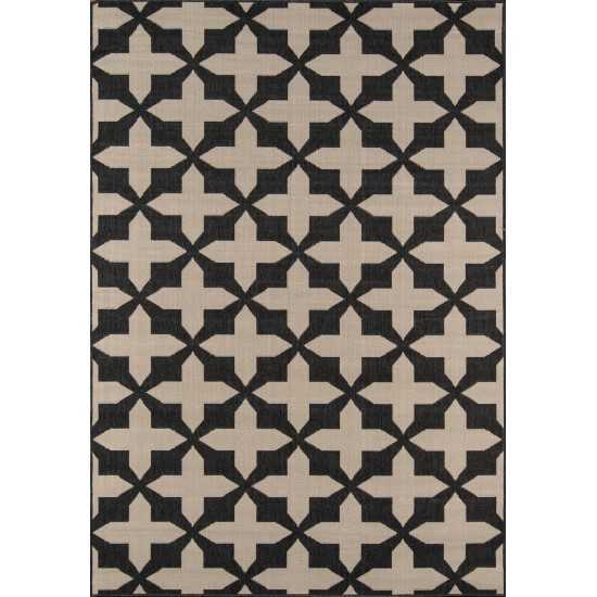 Rug, Momeni, Baja, BAJ12, Charcoal, 2'3" X 7'6" Runner, 26768