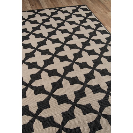 Rug, Momeni, Baja, BAJ12, Charcoal, 2'3" X 7'6" Runner, 26768