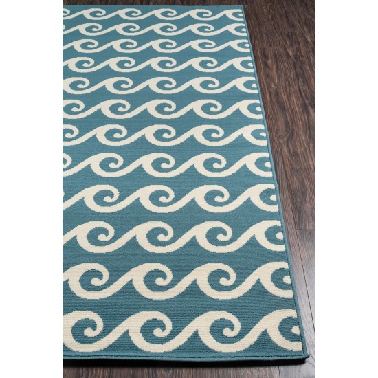 Rug, Momeni, Baja, BAJ14, Blue, 1'8" X 3'7", 32714