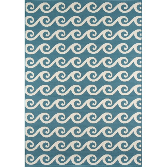 Rug, Momeni, Baja, BAJ14, Blue, 2'3" X 4'6", 32738