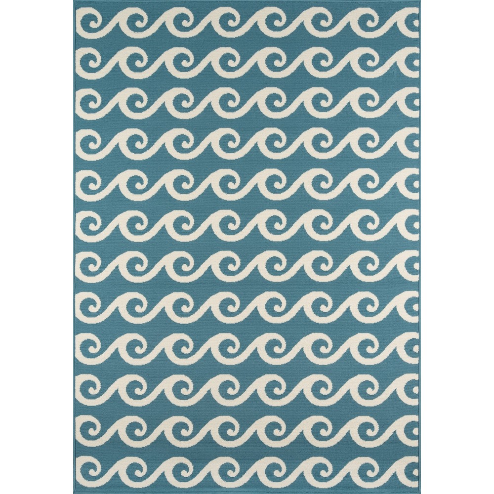 Rug, Momeni, Baja, BAJ14, Blue, 3'11" X 5'7", 32783