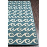 Rug, Momeni, Baja, BAJ14, Blue, 3'11" X 5'7", 32783