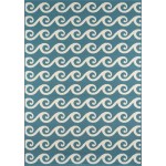 Rug, Momeni, Baja, BAJ14, Blue, 6'7" X 9'6", 32828
