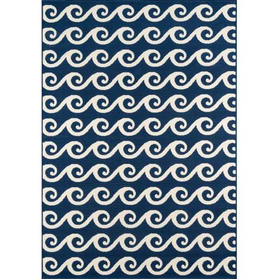 Rug, Momeni, Baja, BAJ14, Navy, 1'8" X 3'7", 32716