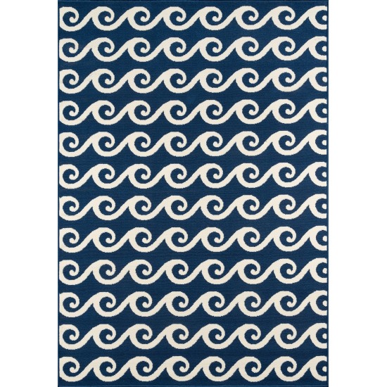 Rug, Momeni, Baja, BAJ14, Navy, 2'3" X 4'6", 32739