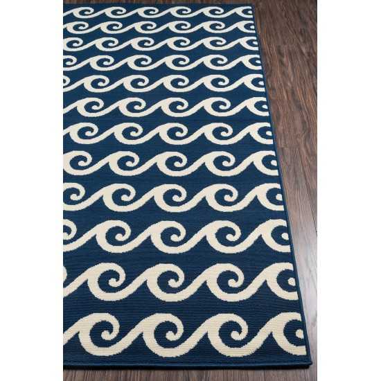 Rug, Momeni, Baja, BAJ14, Navy, 2'3" X 4'6", 32739