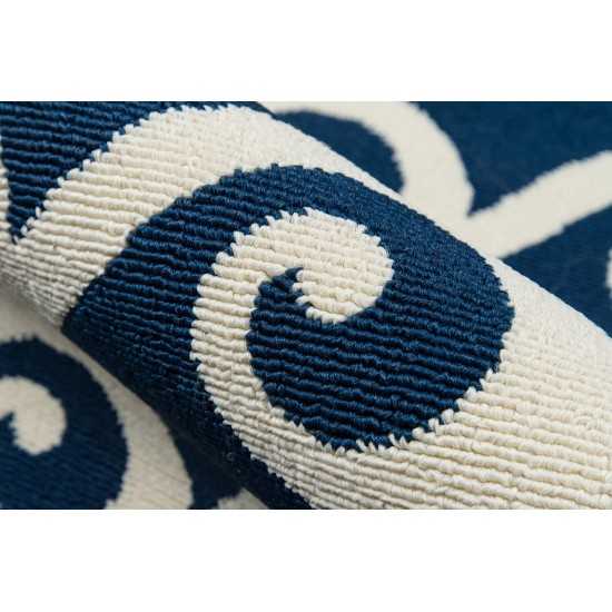 Rug, Momeni, Baja, BAJ14, Navy, 2'3" X 4'6", 32739