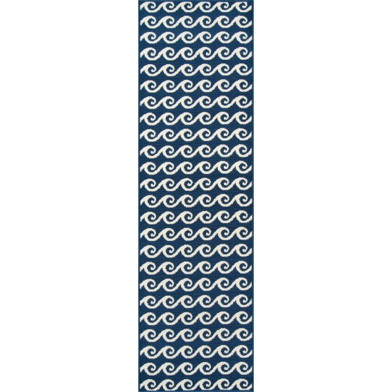Rug, Momeni, Baja, BAJ14, Navy, 2'3" X 4'6", 32739