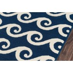 Rug, Momeni, Baja, BAJ14, Navy, 2'3" X 7'6" Runner, 32761