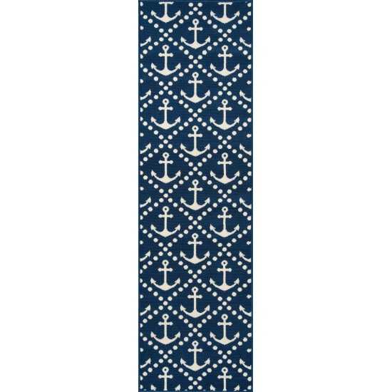 Rug, Momeni, Baja, BAJ16, Navy, 1'8" X 3'7", 32721