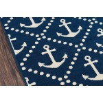 Rug, Momeni, Baja, BAJ16, Navy, 5'3" X 7'6", 32813