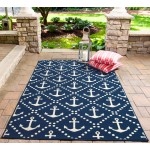Rug, Momeni, Baja, BAJ16, Navy, 5'3" X 7'6", 32813