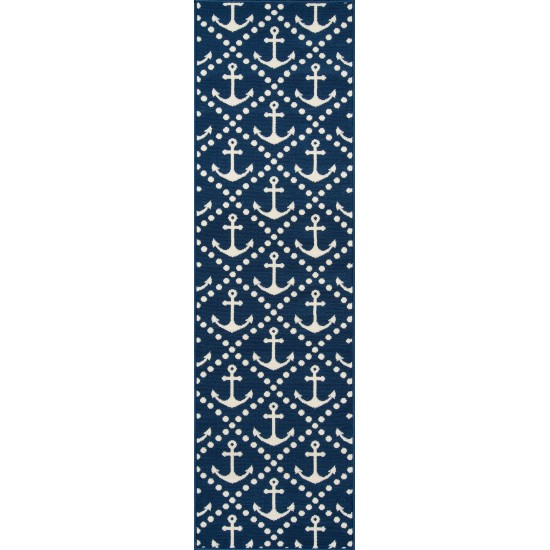 Rug, Momeni, Baja, BAJ16, Navy, 8'6" X 13', 32878