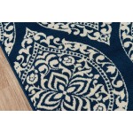 Rug, Momeni, Baja, BAJ17, Navy, 2'3" X 7'6" Runner, 33501