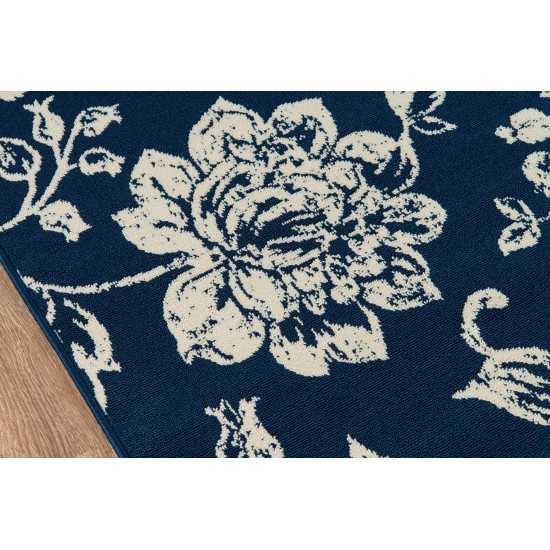 Rug, Momeni, Baja, BAJ18, Navy, 2'3" X 7'6" Runner, 33504