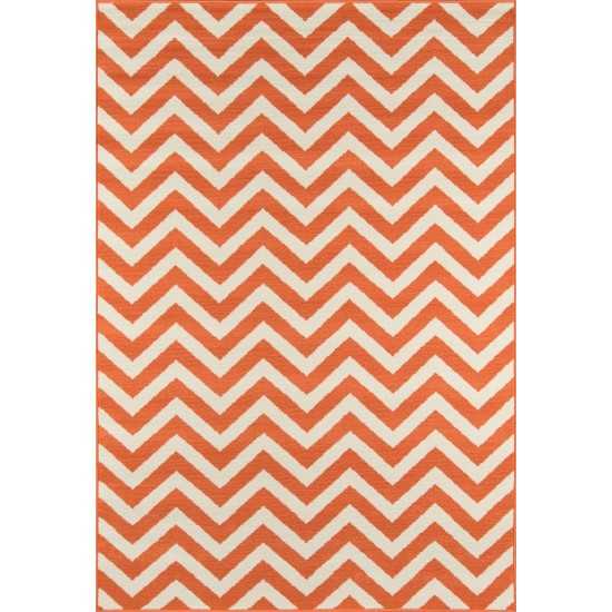 Rug, Momeni, Baja, BAJ-9, Orange, 1'8" X 3'7", 24156