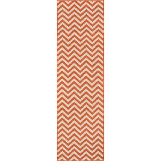 Rug, Momeni, Baja, BAJ-9, Orange, 2'3" X 7'6" Runner, 24177