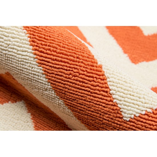 Rug, Momeni, Baja, BAJ-9, Orange, 3'11" X 5'7", 24187