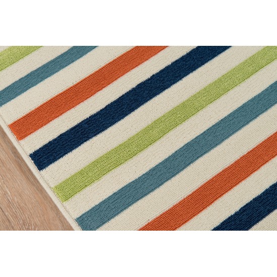 Rug, Momeni, Baja, BAJ-1, Multi, 6'7" X 9'6", 24067