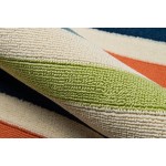 Rug, Momeni, Baja, BAJ-1, Multi, 6'7" X 9'6", 24067